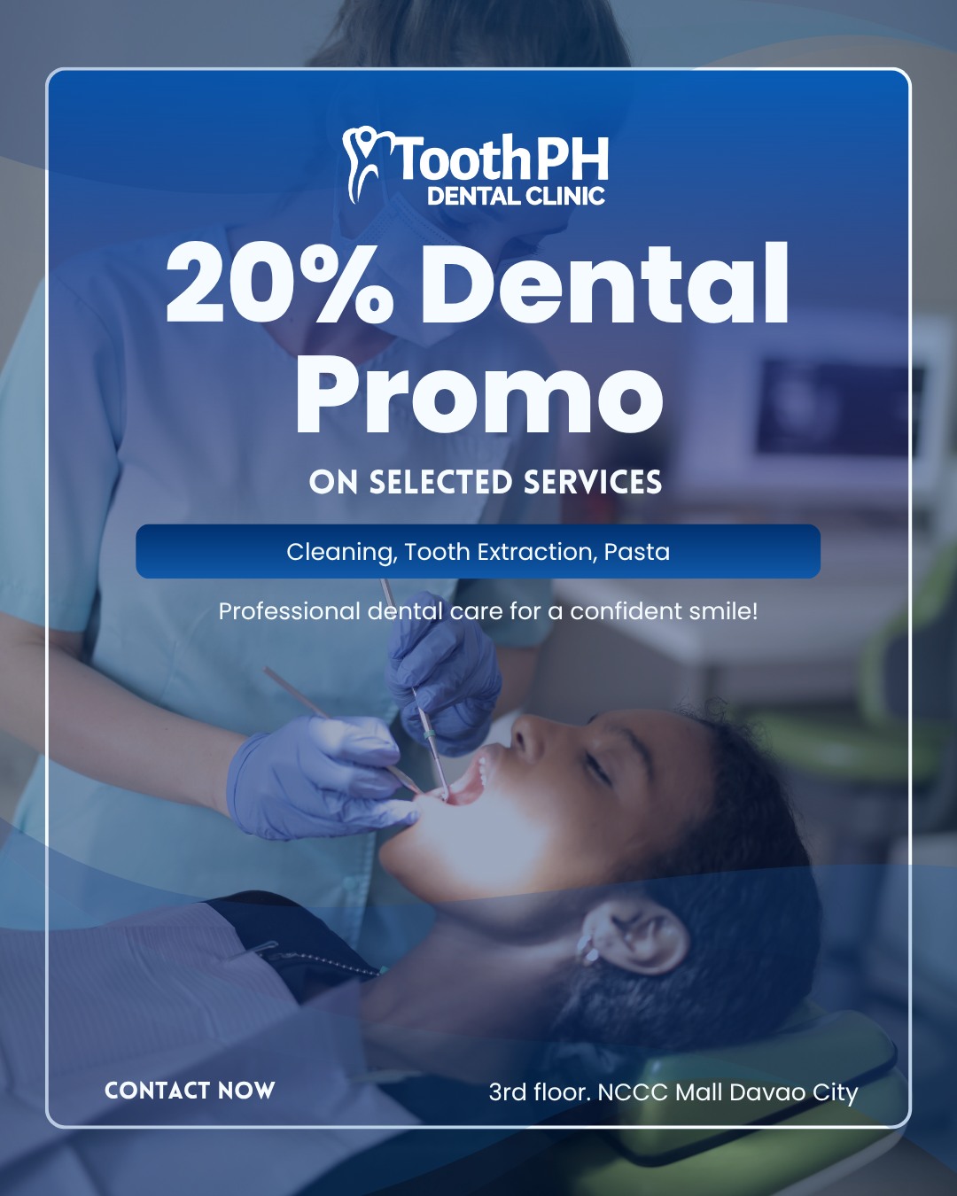 Tooth PH Dental Clinic Facebook ad: Chat with us