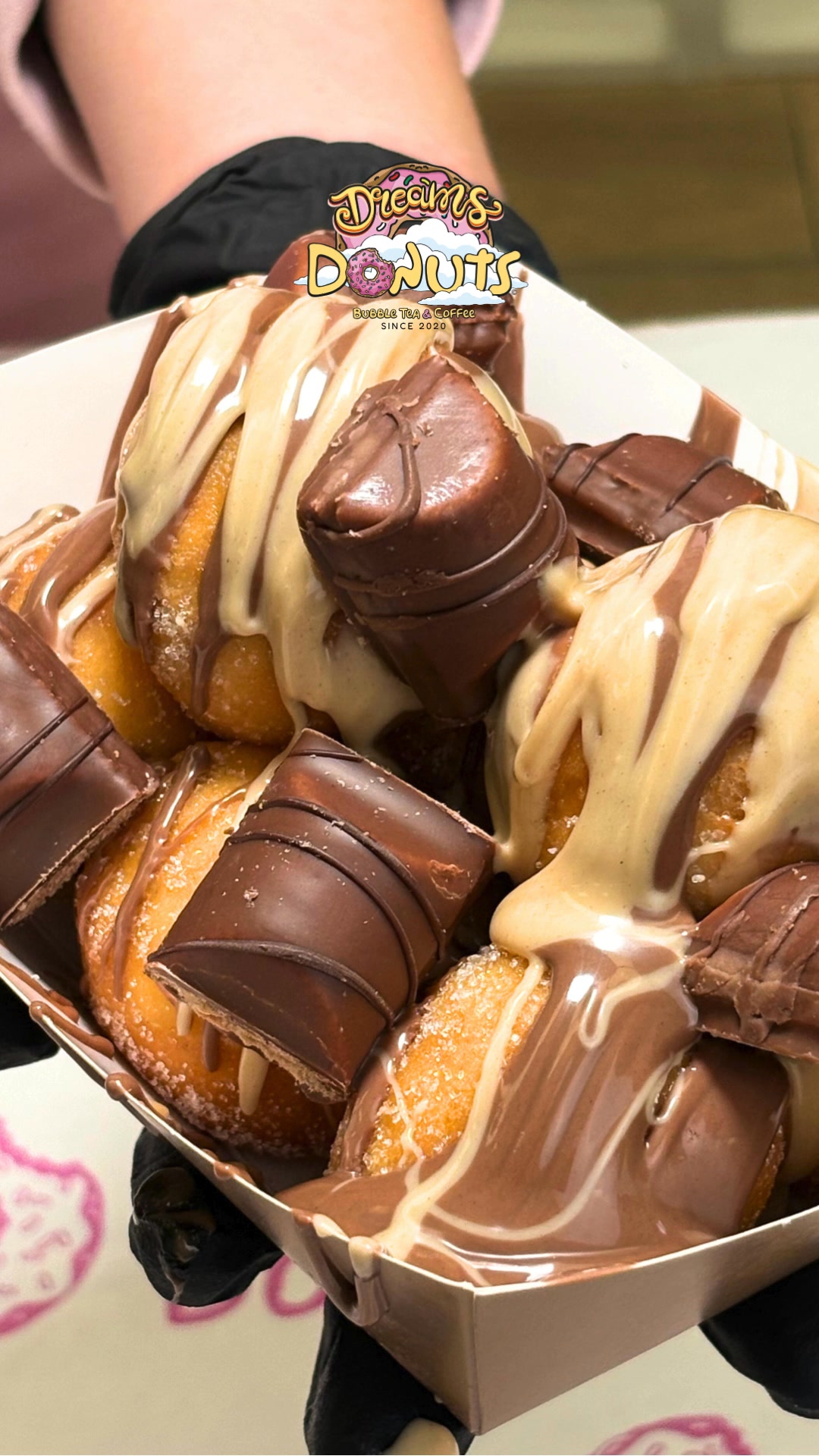Dreams Donuts Facebook ad: Pop nuts by Dreams Donuts