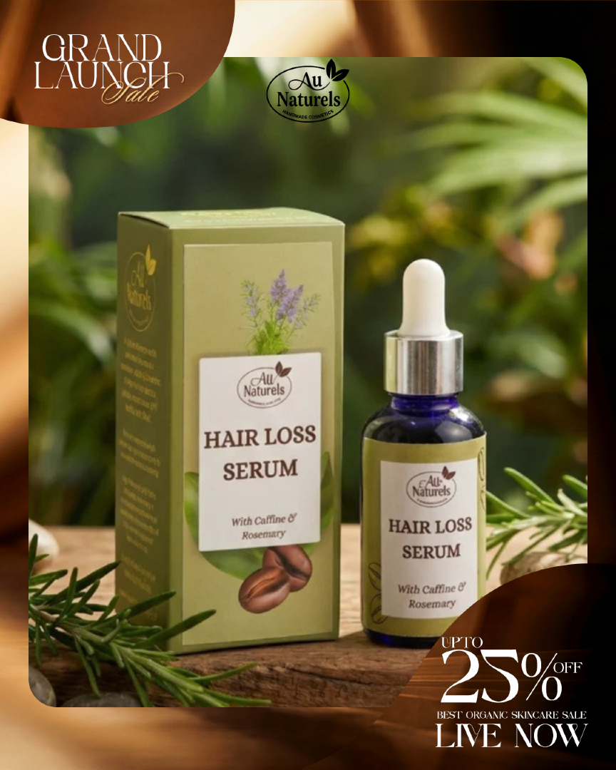 AU Naturels Facebook ad: The wait is OVER - your skin’s glow-up…
