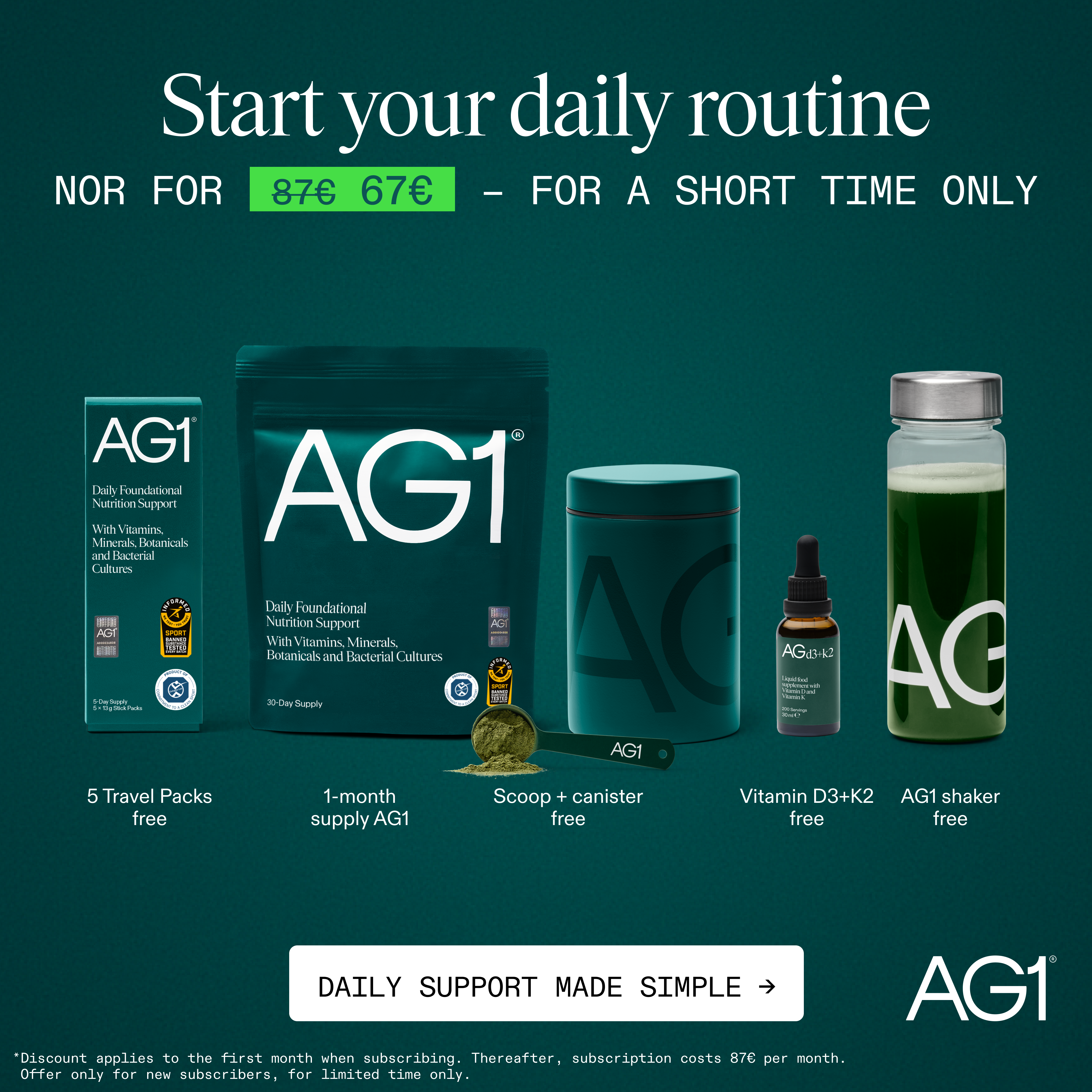 AG1 by Athletic Greens Facebook ad