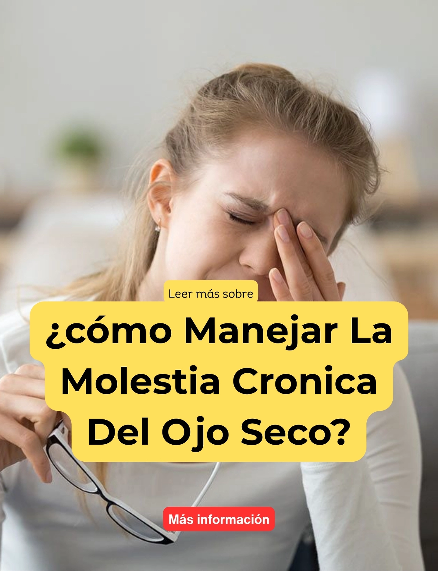 Daily Fitness Guide Facebook ad: Aprende más sobre cómo manejar el malestar ocular seco…
