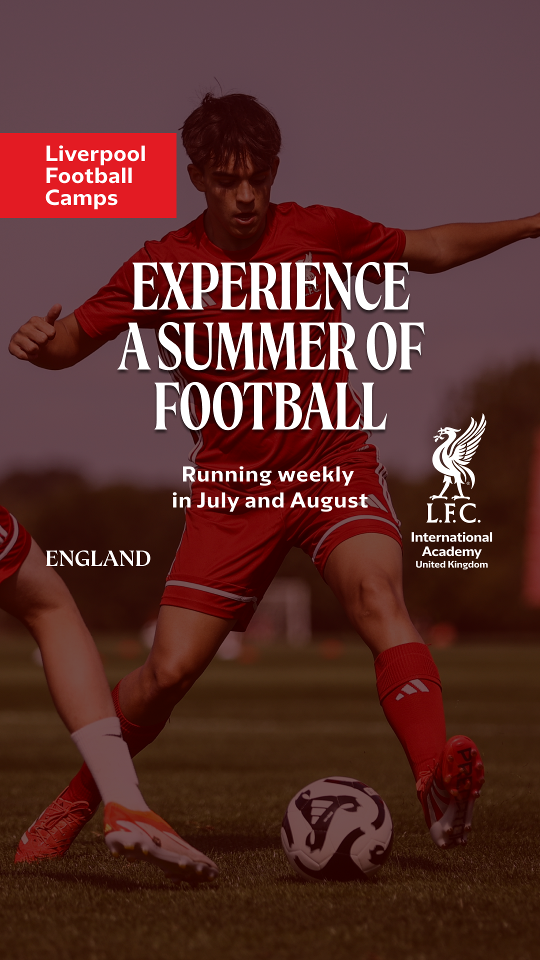 Liverpool FC Camps in UK Facebook ad from Apr 27, 2026