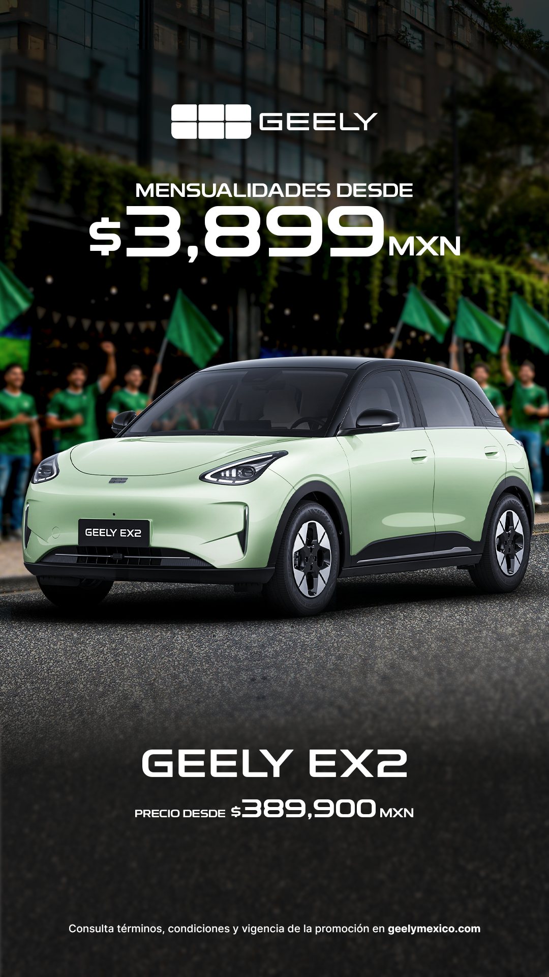 Geely Auto Mexico Facebook ad