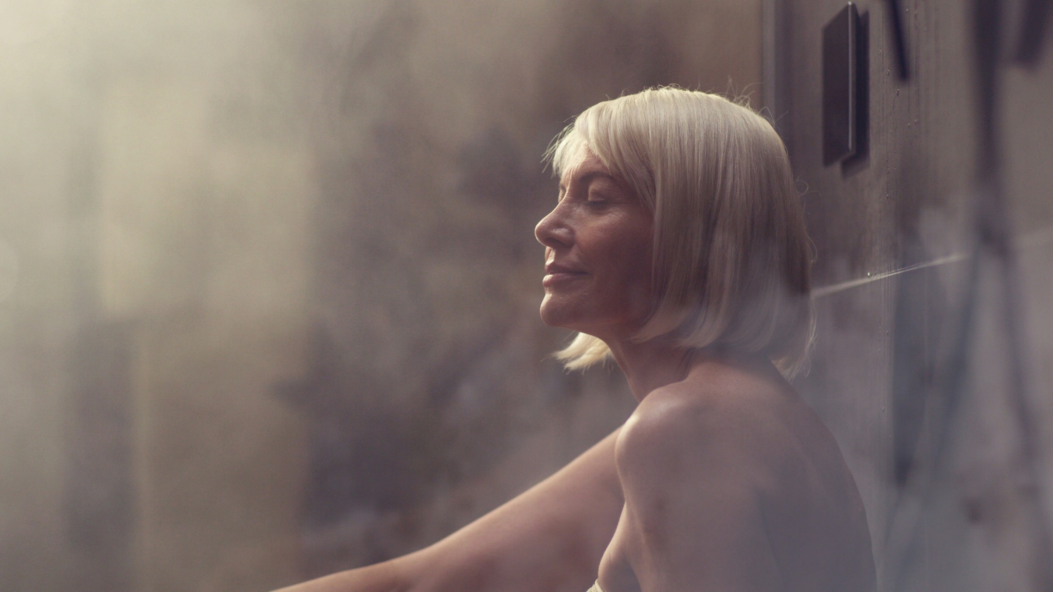 Mr. Steam Facebook ad: Before steam: Long days in the sun, sunscreen…