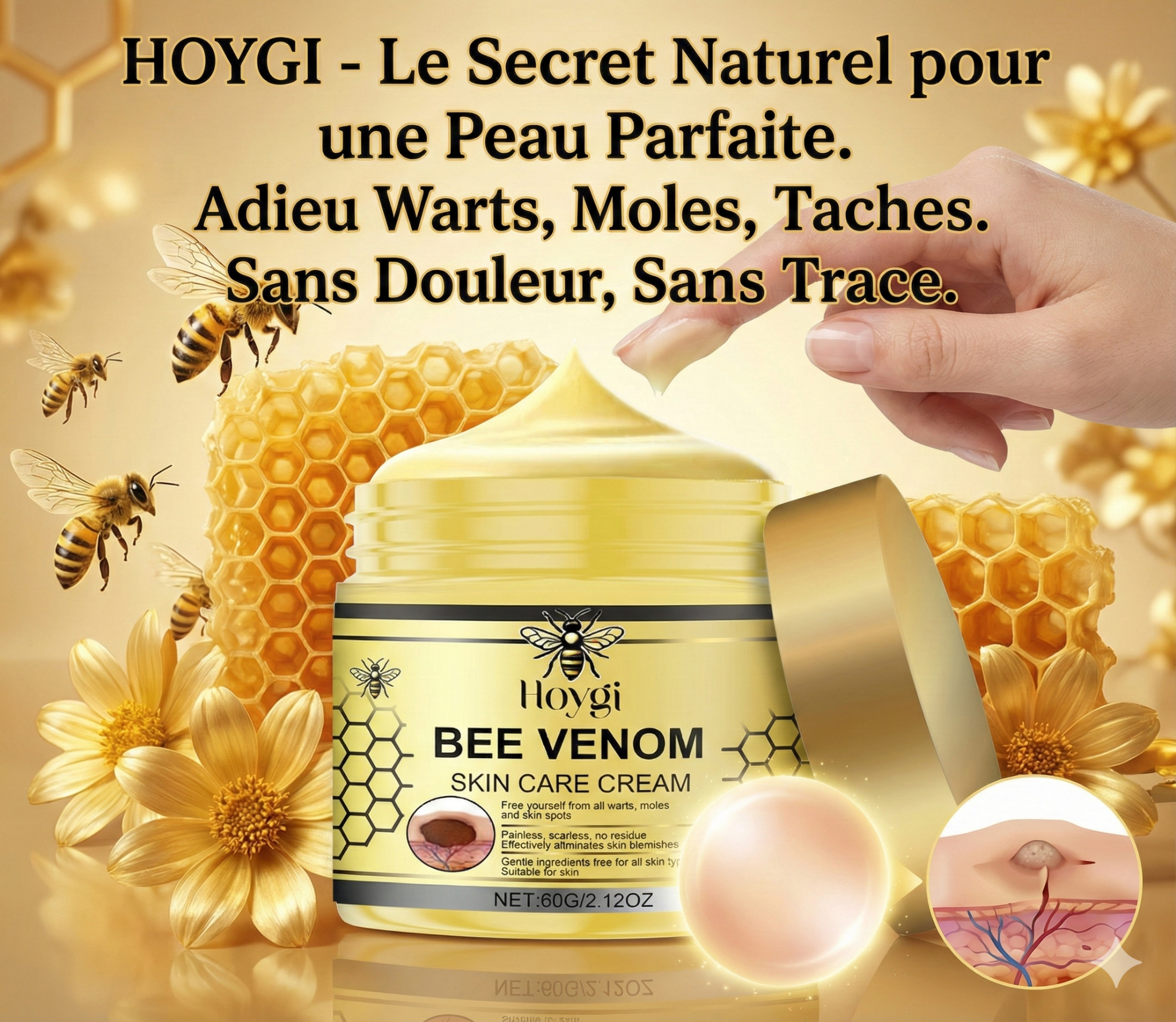 Dr Makousse udouard Facebook ad: Le pouvoir du venin d’abeille pour une peau neuve