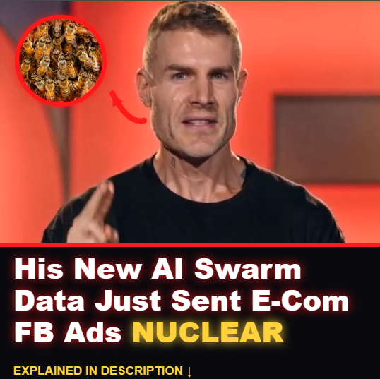 Alex Becker Facebook ad: Bad Ecom data = Bad Facebook Ecom Ad ROI. This AI Swarm…
