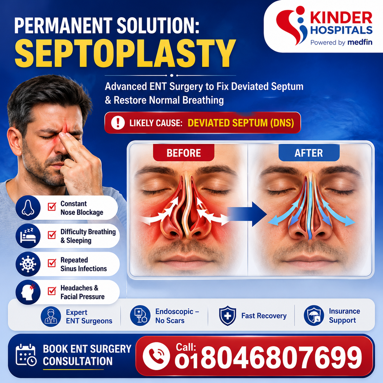 Kinder Hospitals Bangalore Facebook ad