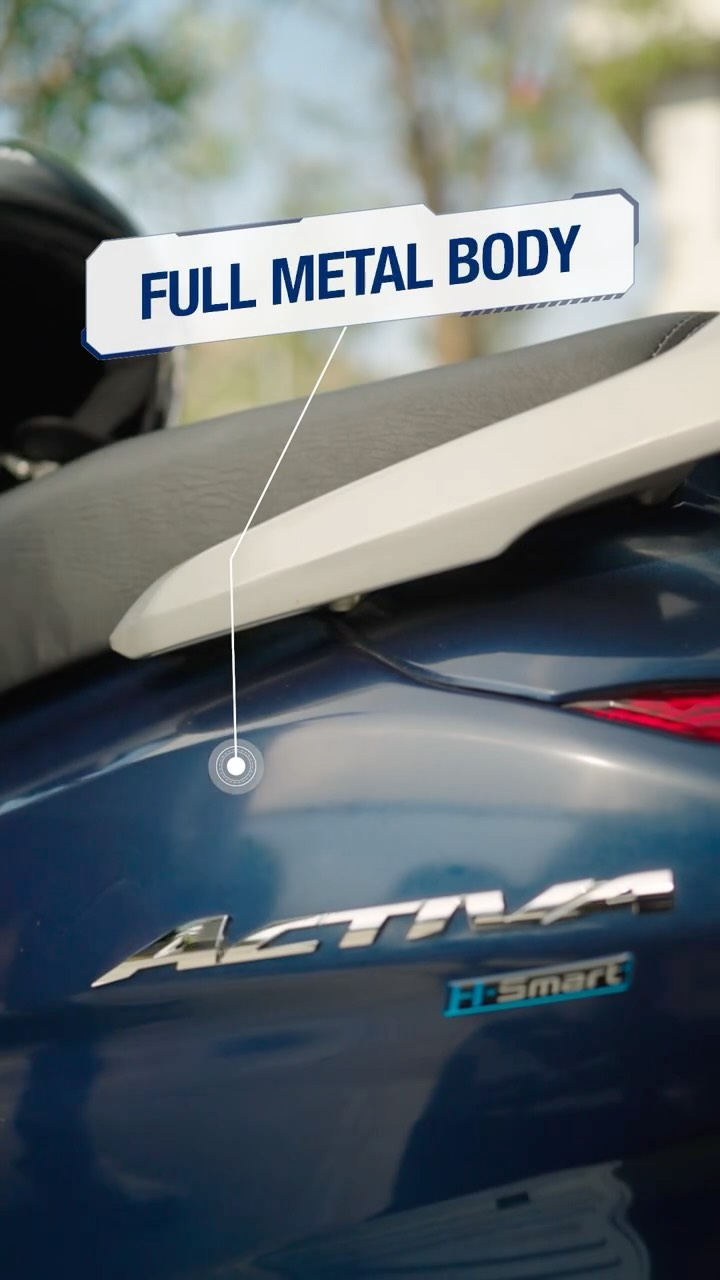 Honda 2 Wheelers India Facebook ad: With its full metal body, the Honda Activa…