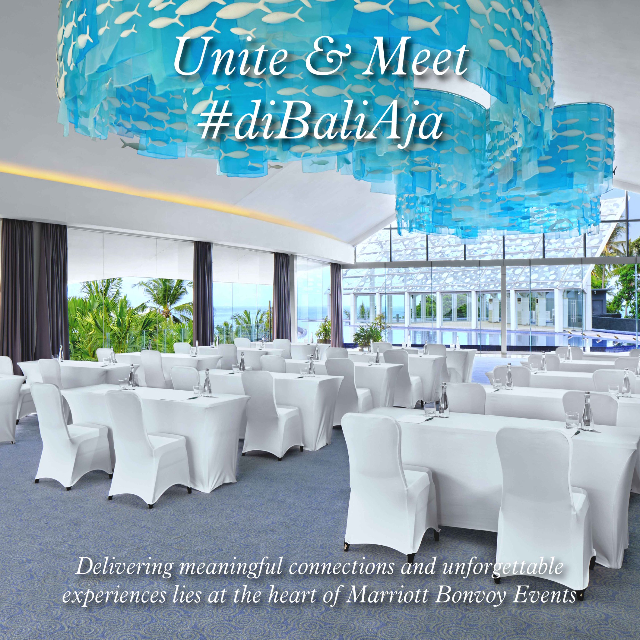 Le Meridien Bali Jimbaran Facebook ad: From professional gatherings to joyous celebrations.