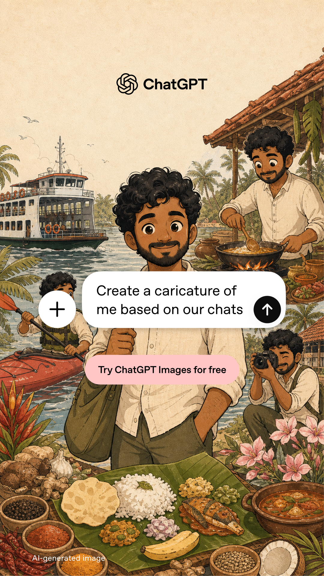ChatGPT Facebook ad
