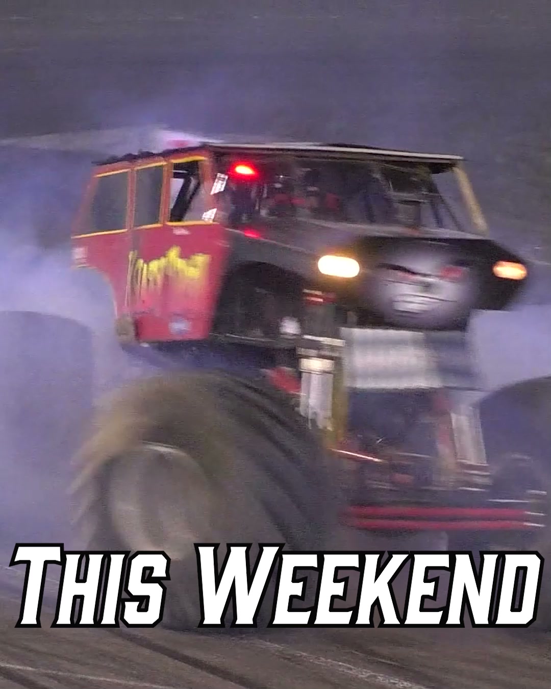 All Star Monster Truck Tour Facebook ad: THIS WEEKEND, DON’T OVERPAY!