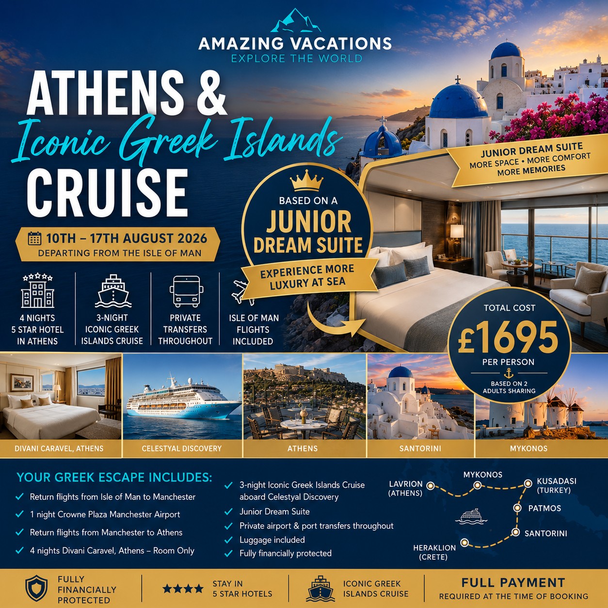Amazing Vacations - Bespoke Cruise Specialists Facebook ad