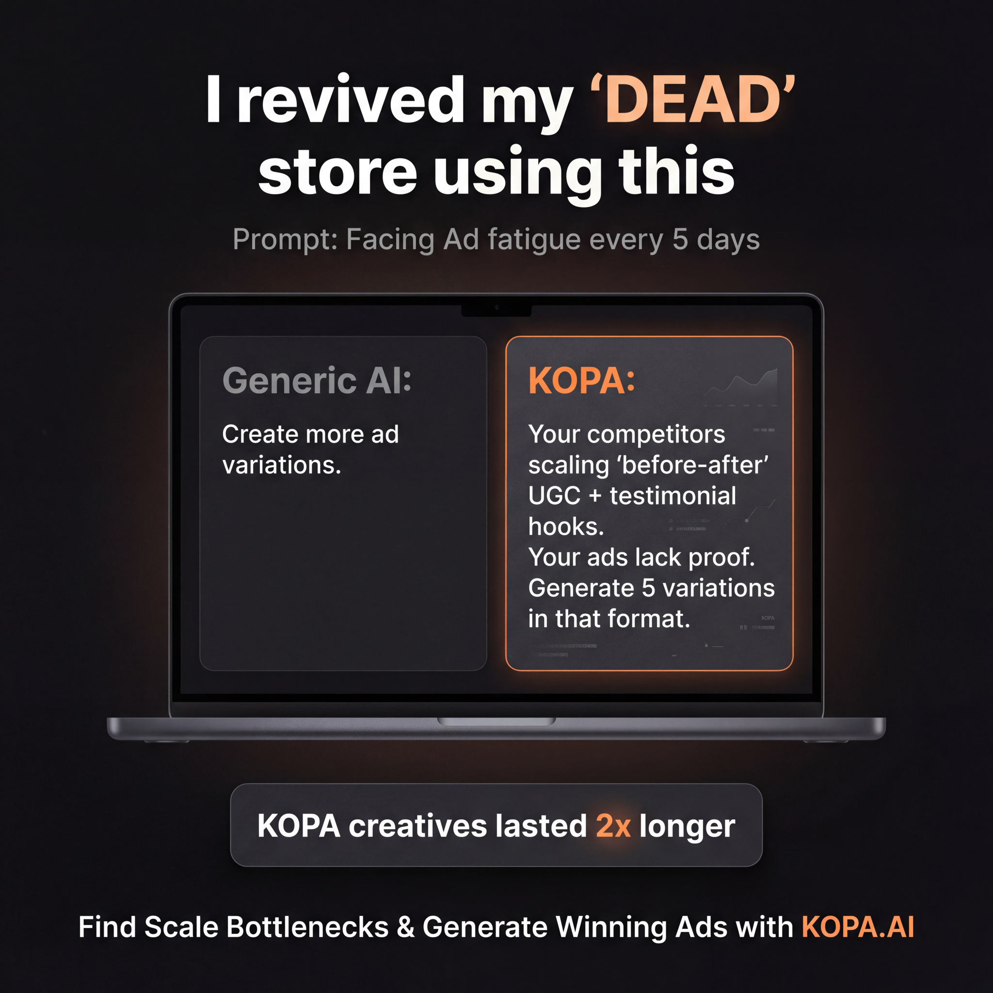 AI tools Facebook ad