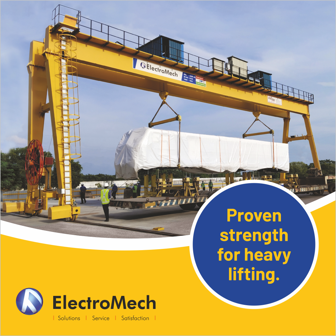 ElectroMech Facebook ad: Built to lift the heaviest loads
