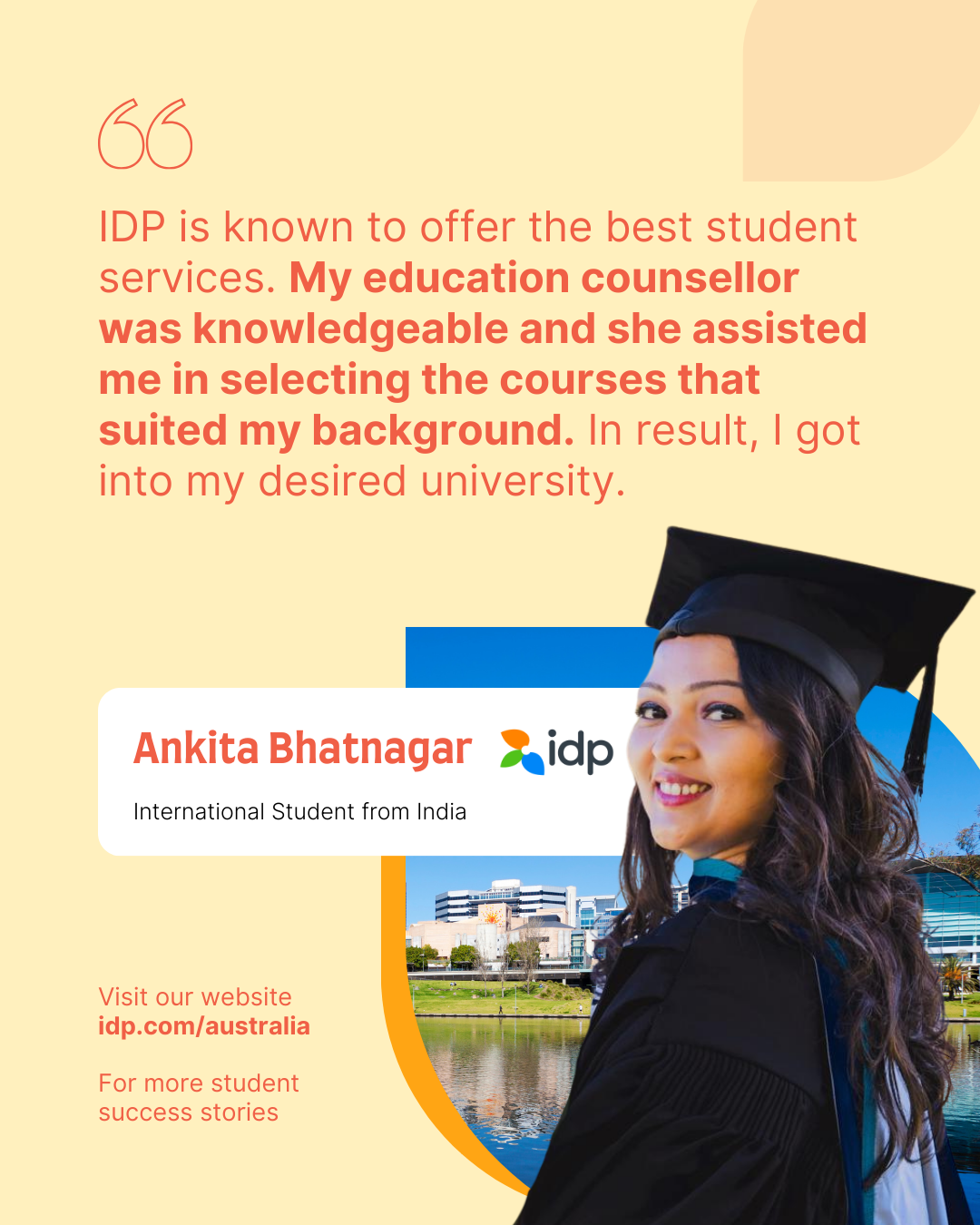 IDP Education Facebook ad