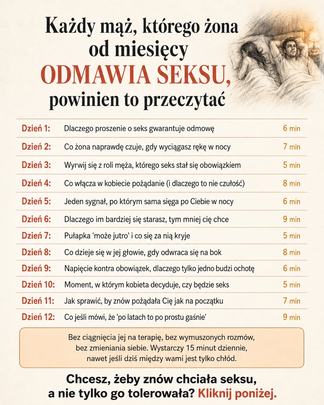 Namiętna Bliskość Facebook ad: Wasze Życie Łóżkowe Umarło? Przeczytaj to.