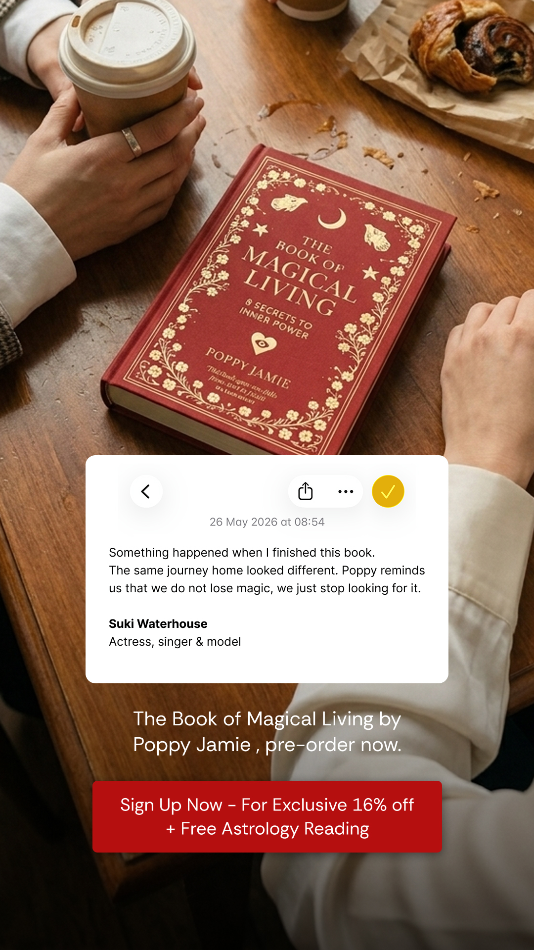 Poppy Jamie Facebook ad