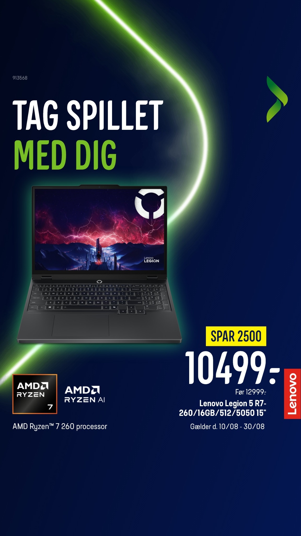Elgiganten Gaming DK Facebook ad from Aug 13, 2026