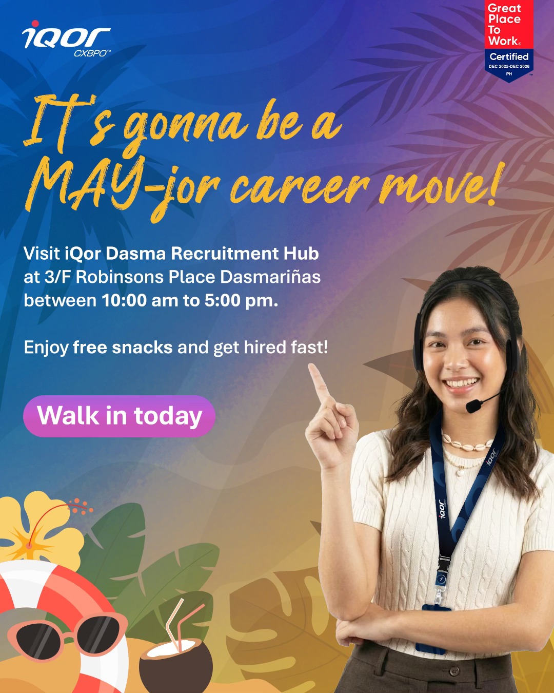 iQor Philippines Facebook ad