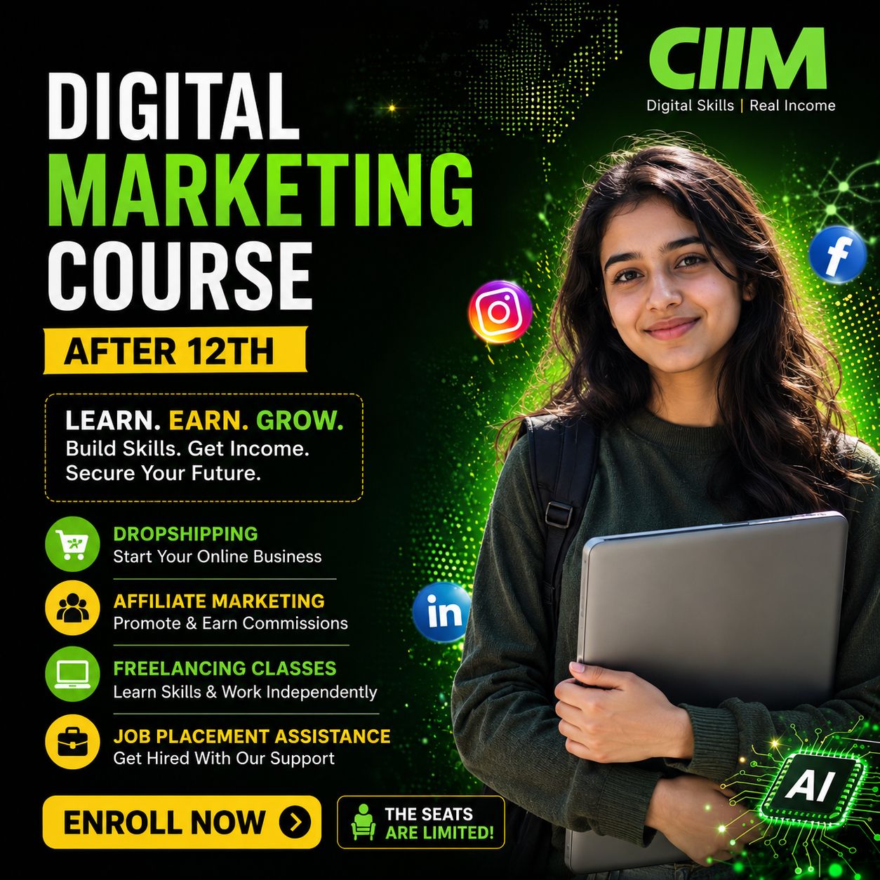 CIIM - AI-Powered Digital Marketing Institute Facebook ad