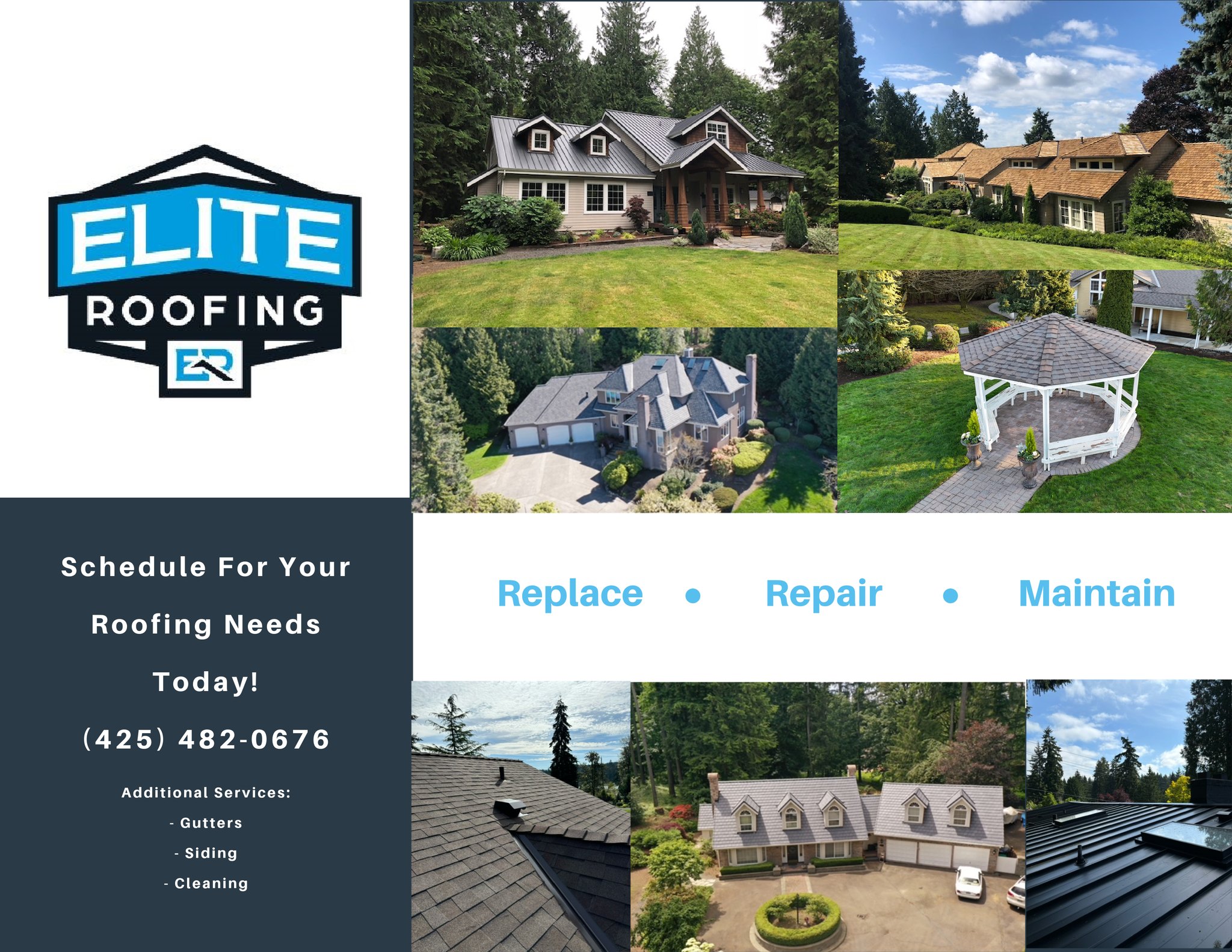 Elite Roofing Facebook ad