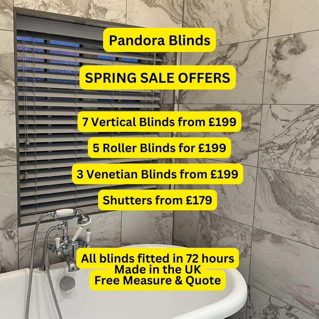 Pandora Factory Blinds & Shutters Facebook ad