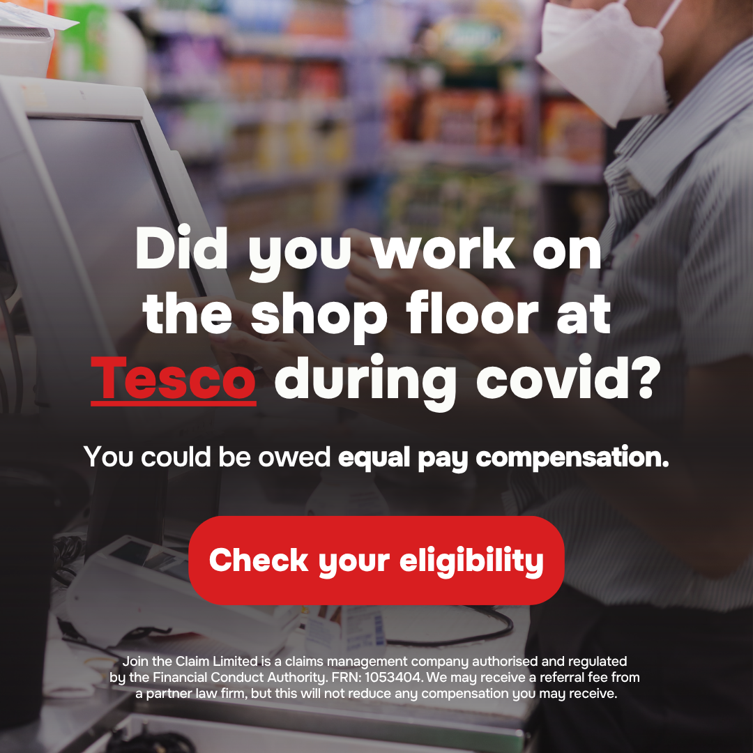 Join the Claim Facebook ad: Tesco Claim Moves Forward