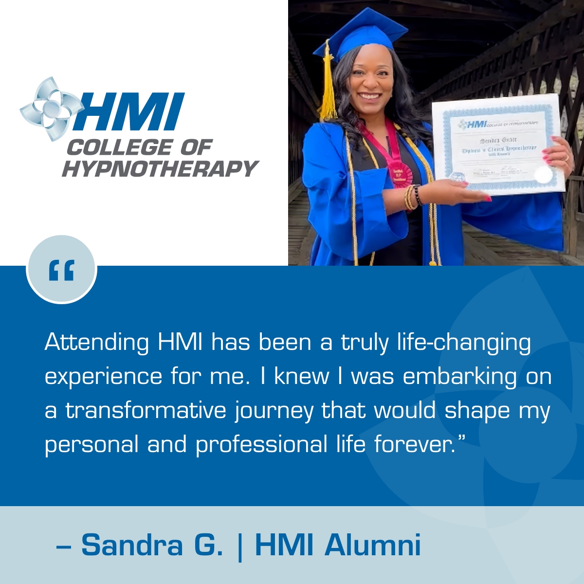 HMI College of Hypnotherapy Facebook ad