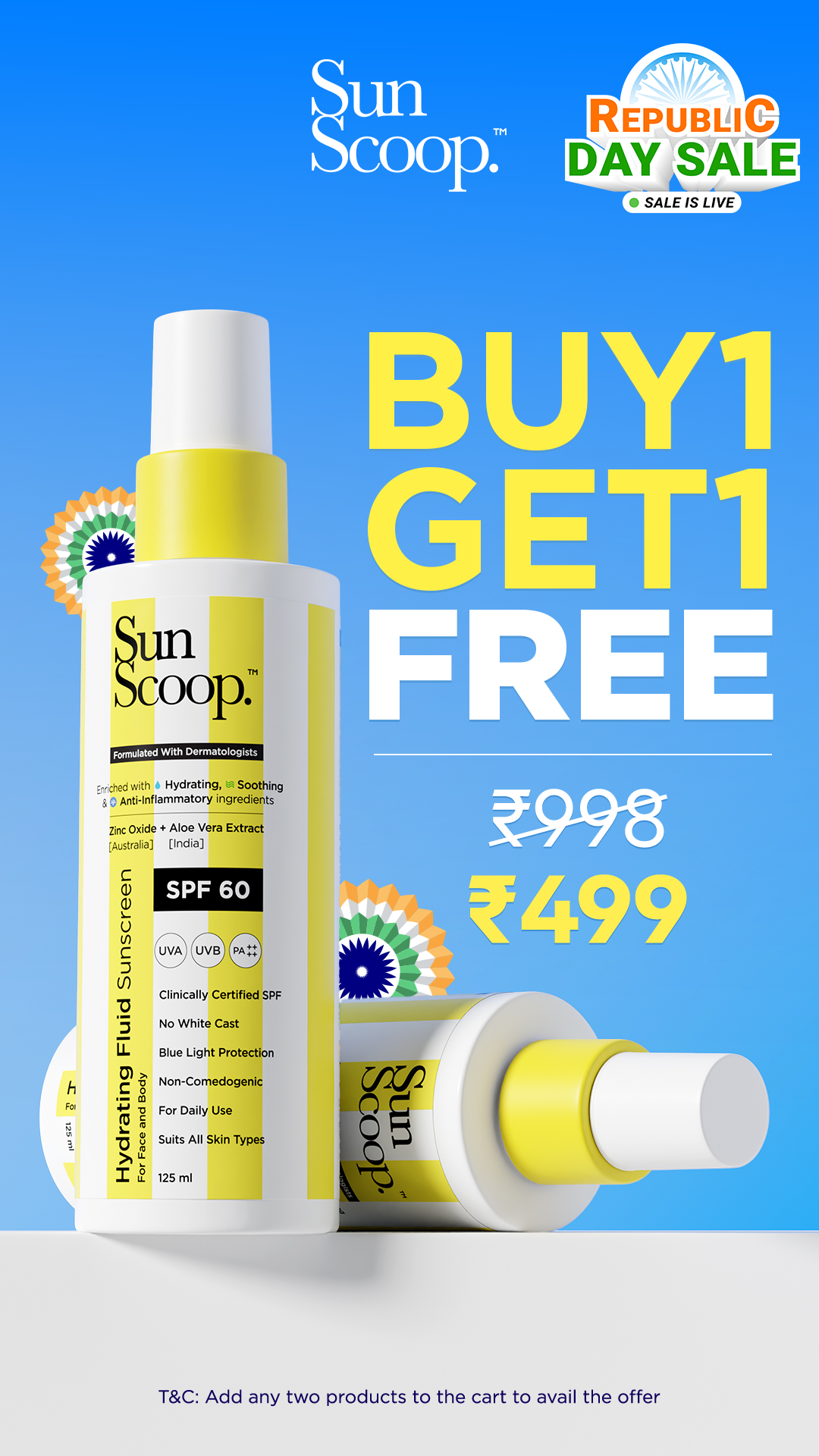 Sunscoop SPF Facebook ad