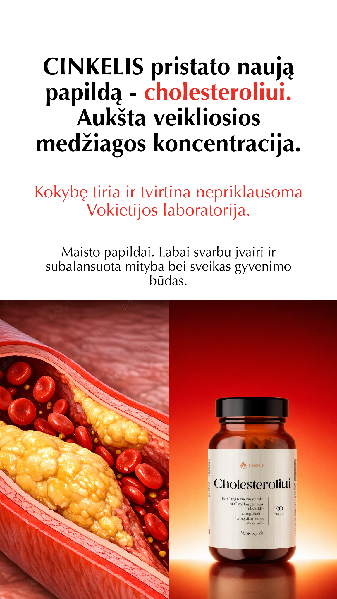 Cinkelis Facebook ad from Aug 12, 2026
