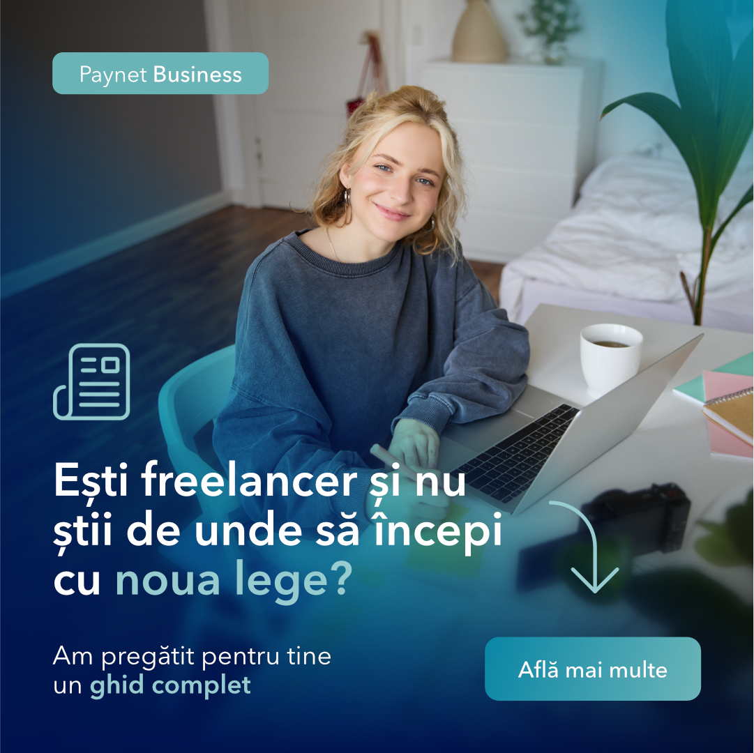 Paynet Business Facebook ad: Cum devii Freelancer cu acte în regulă?