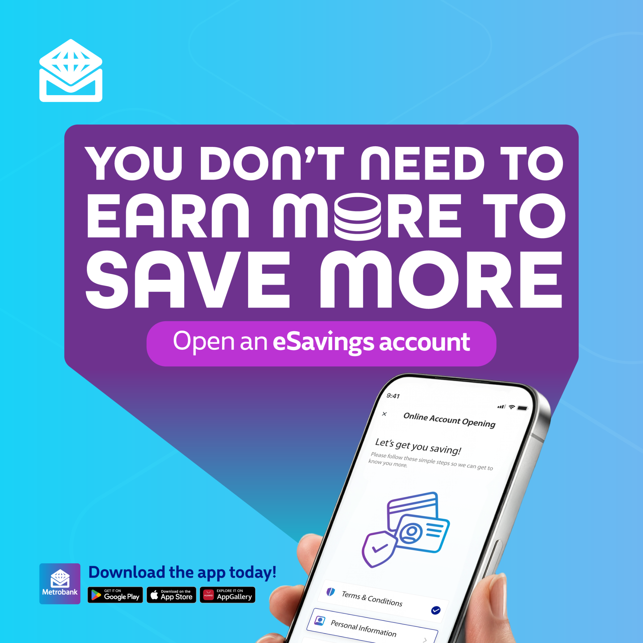 Metrobank Facebook ad