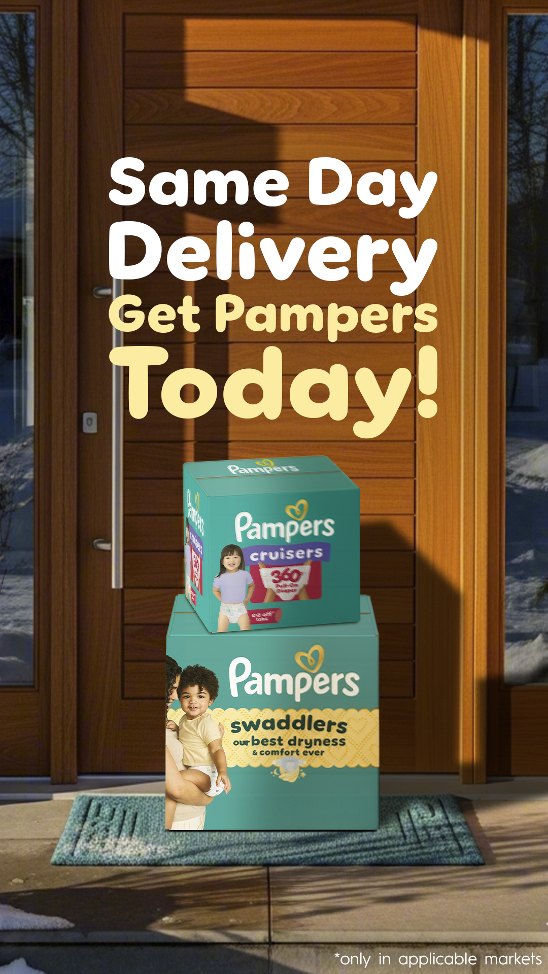 Pampers Facebook ad from Mar 9, 2026