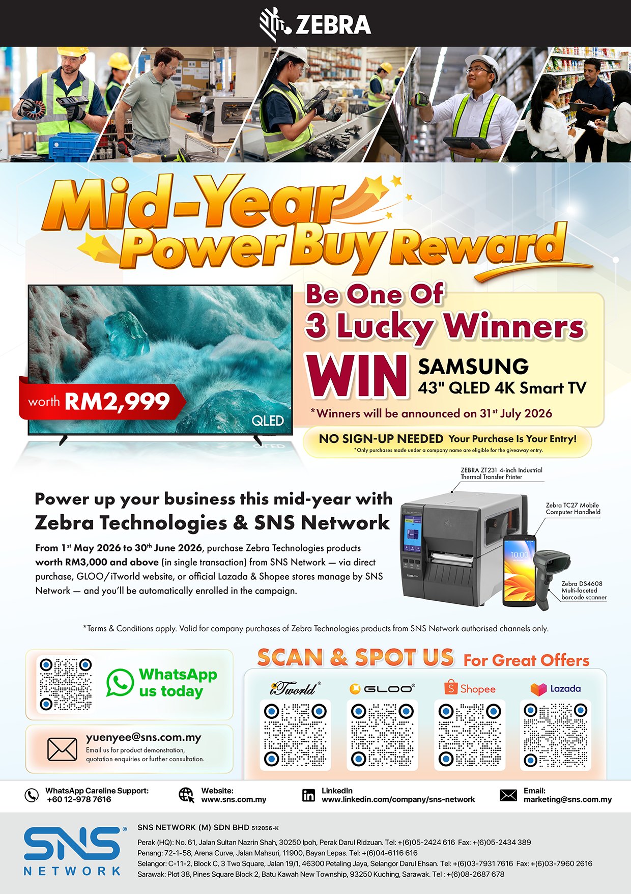 SNS NETWORK Facebook ad