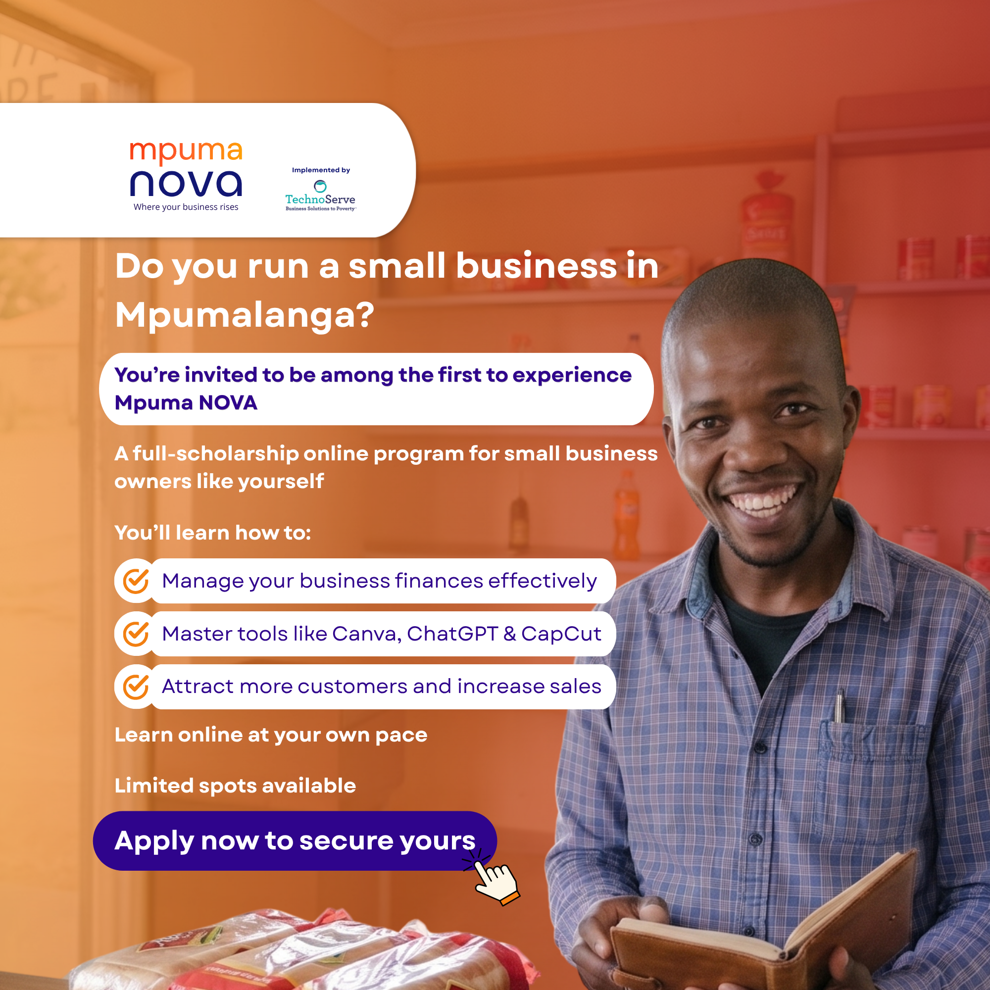 Mpuma NOVA Facebook ad