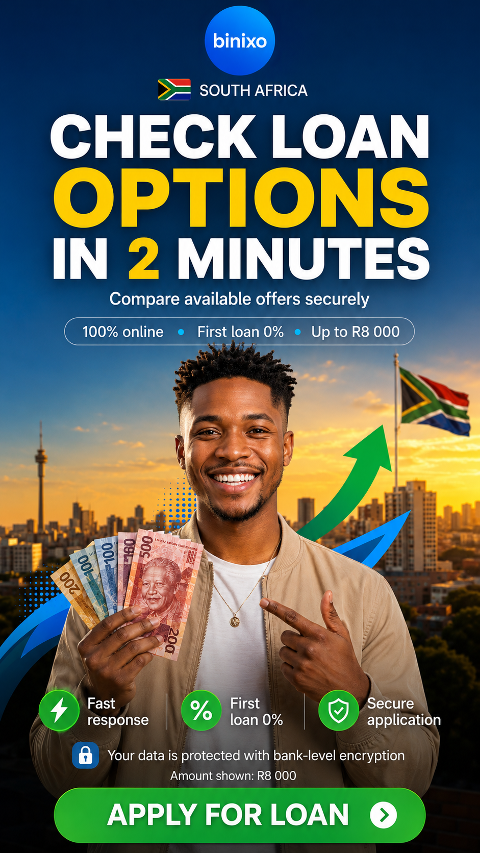 Binixo RSA Facebook ad