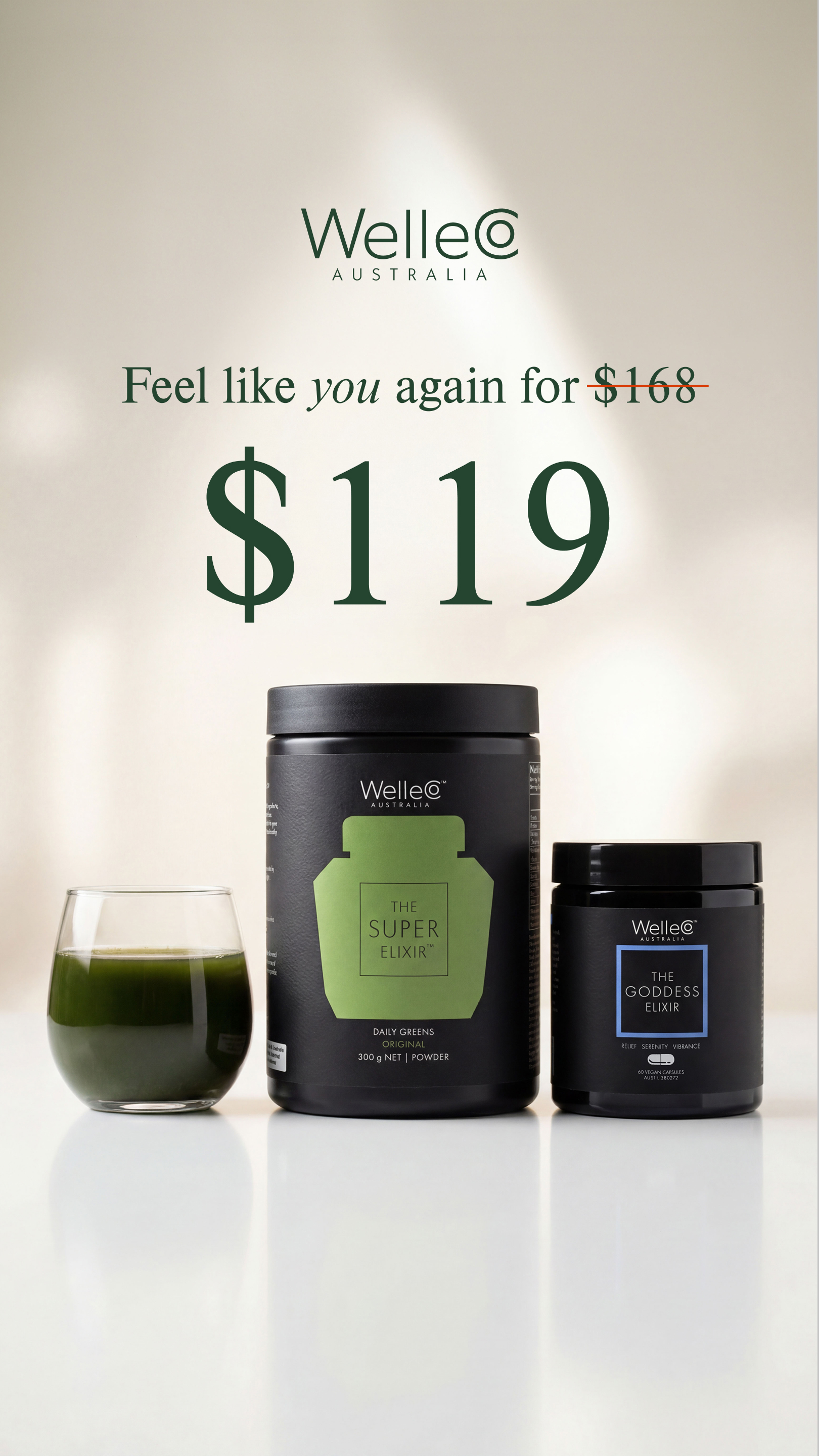 WelleCo Facebook ad