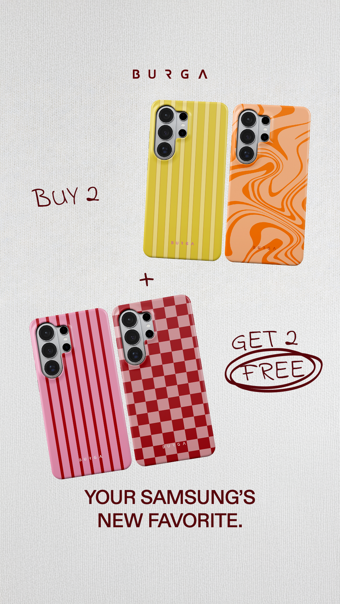 BURGA Cases Facebook ad
