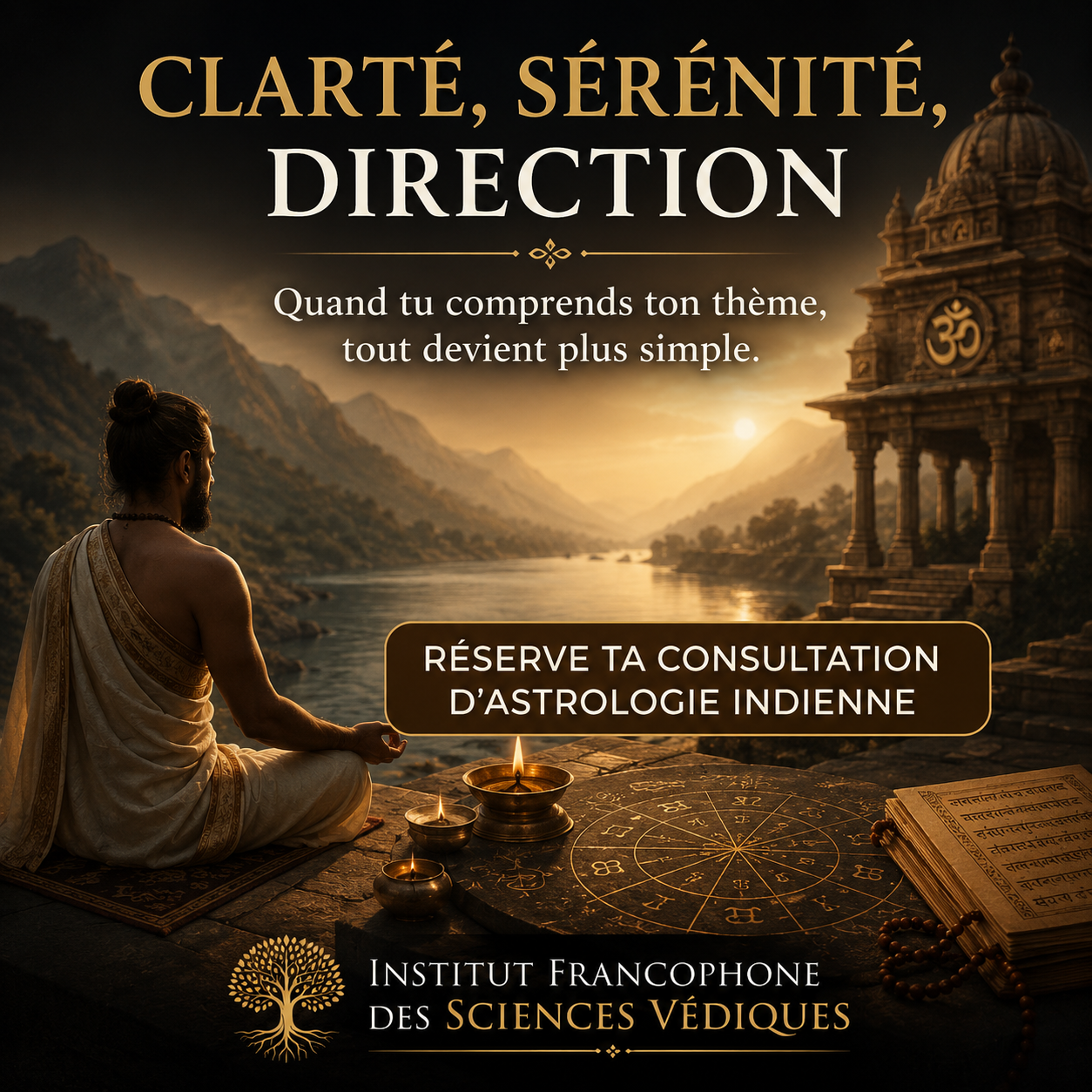 Institut Francophone des Sciences Védiques Facebook ad
