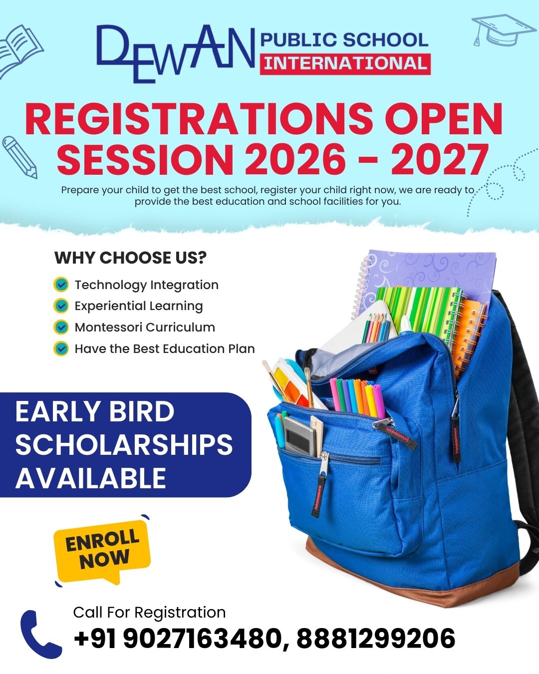 Dewan Public School International Facebook ad