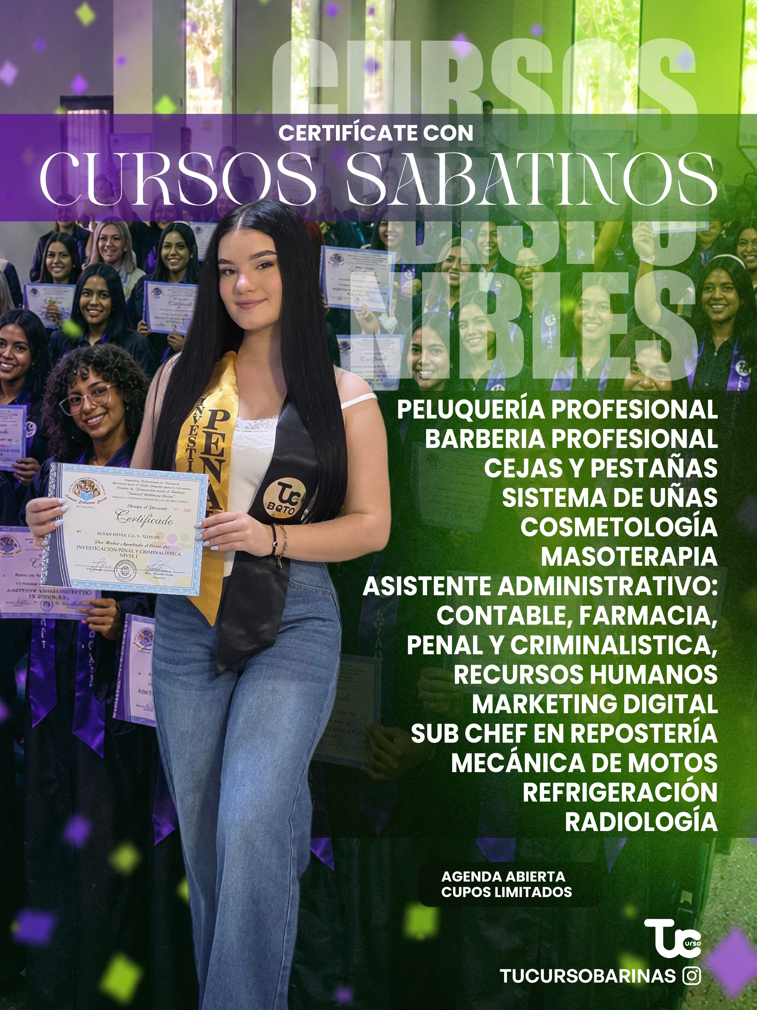 Tu Curso Barinas Facebook ad: ¡Tu meta de graduarte está a solo un…