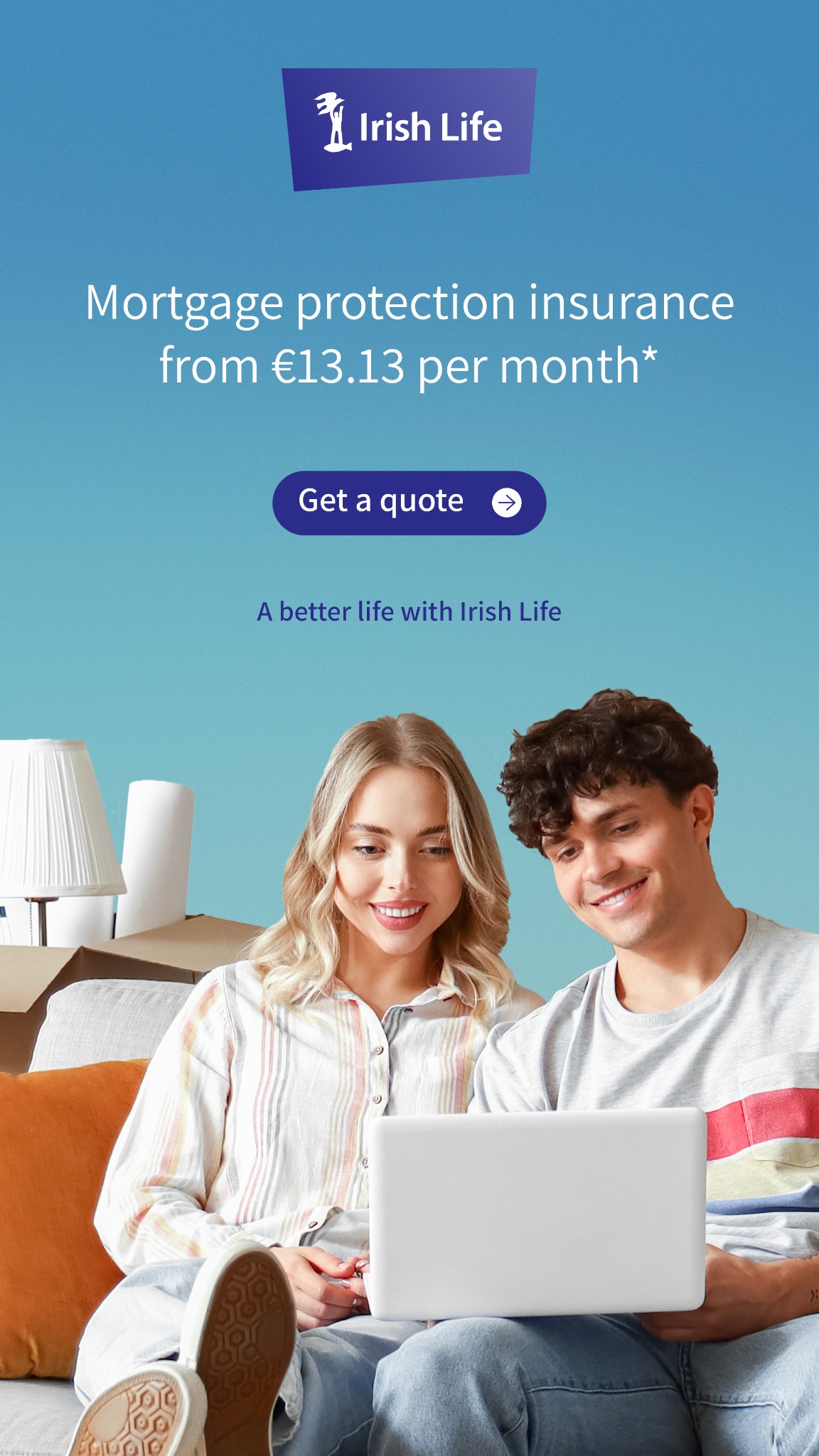 Irish Life Facebook ad from Jan 5, 2026
