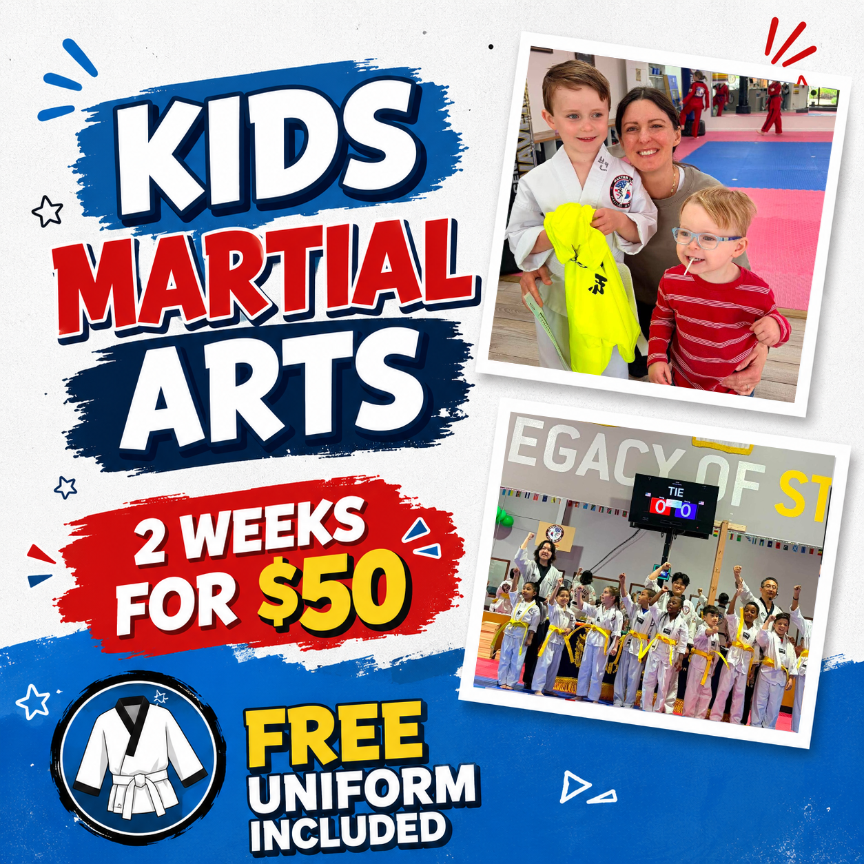 Master Kim's Martial Arts Creve Coeur Facebook ad