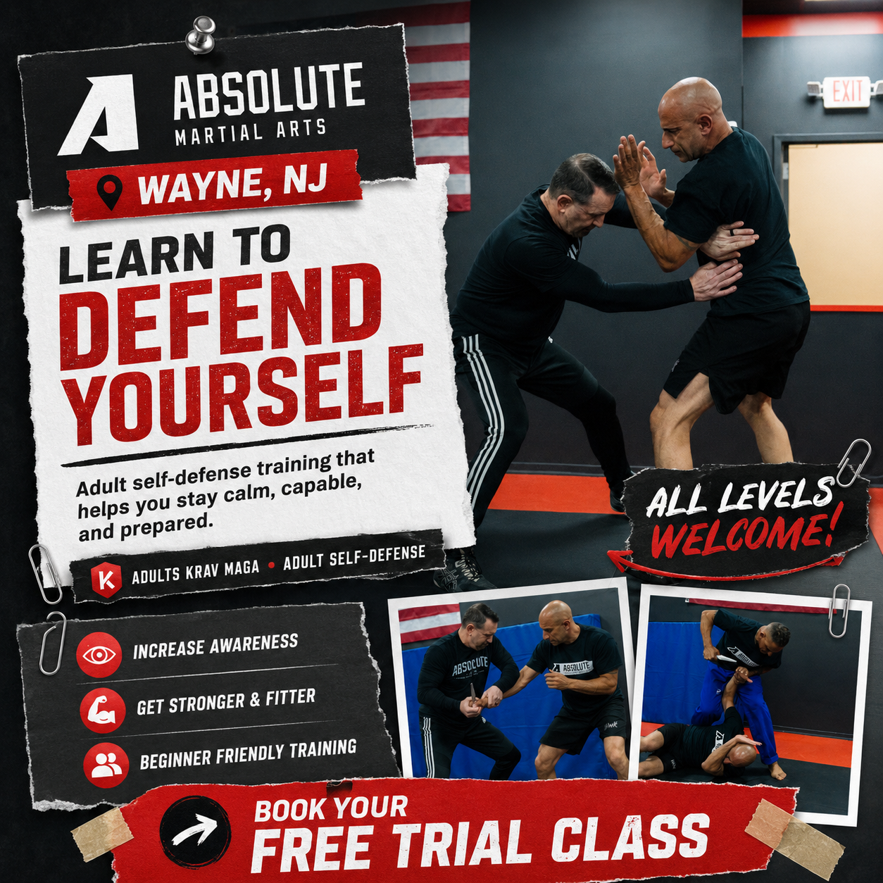 Absolute Martial Arts Facebook ad