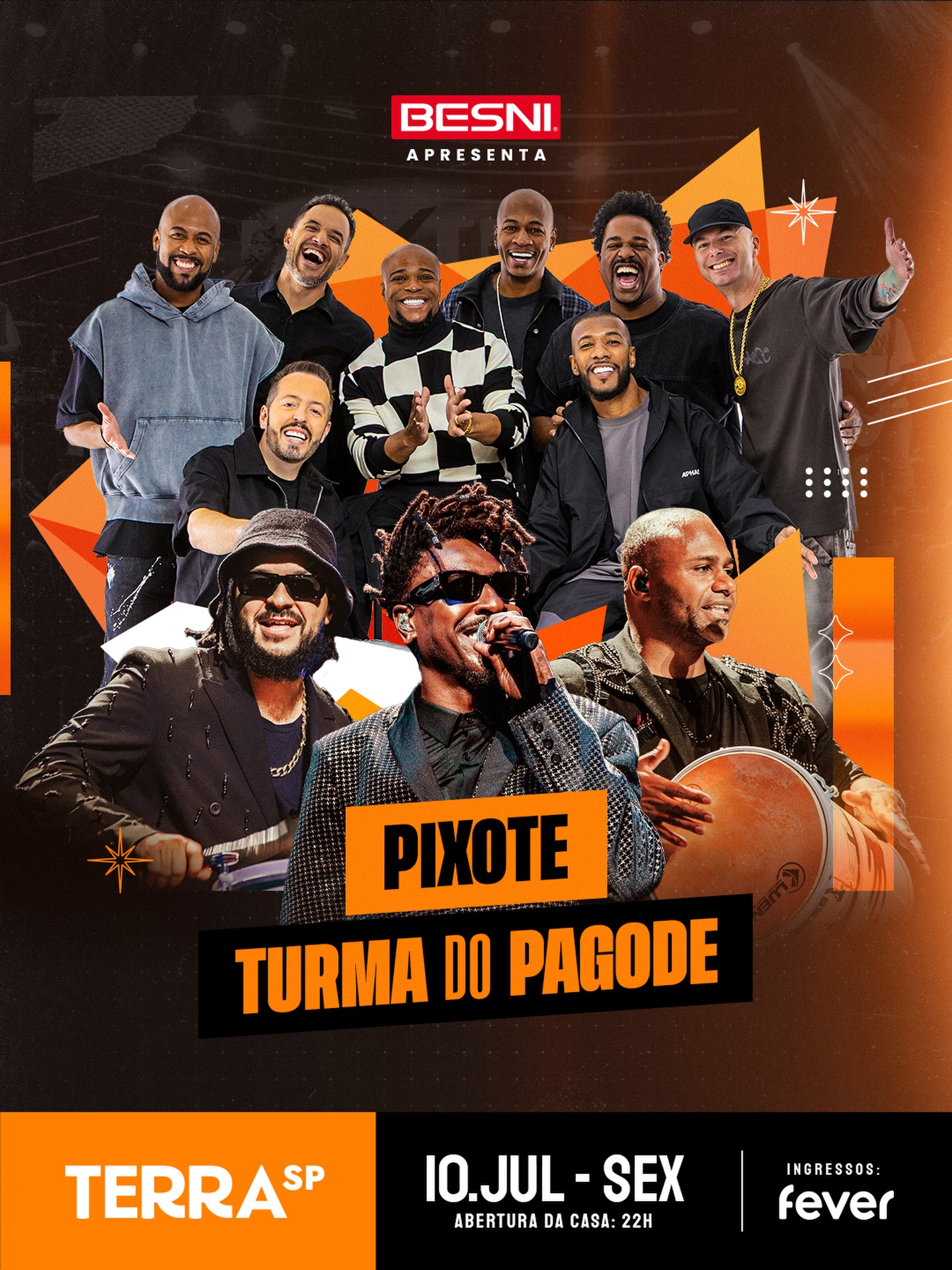 Terra SP Facebook ad: Besni Apresenta: Show do Pixote e Turma do Pagode no Terra…