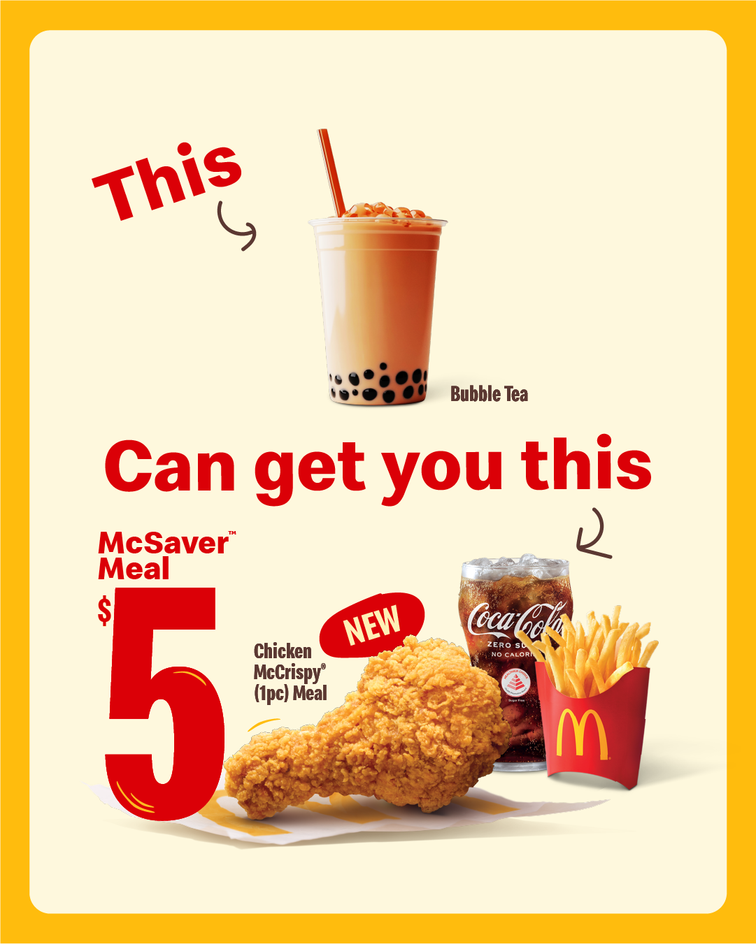 McDonald's Facebook ad