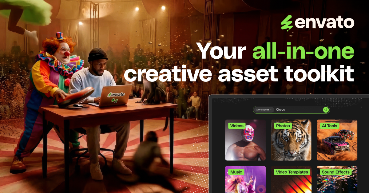 Envato Facebook ad