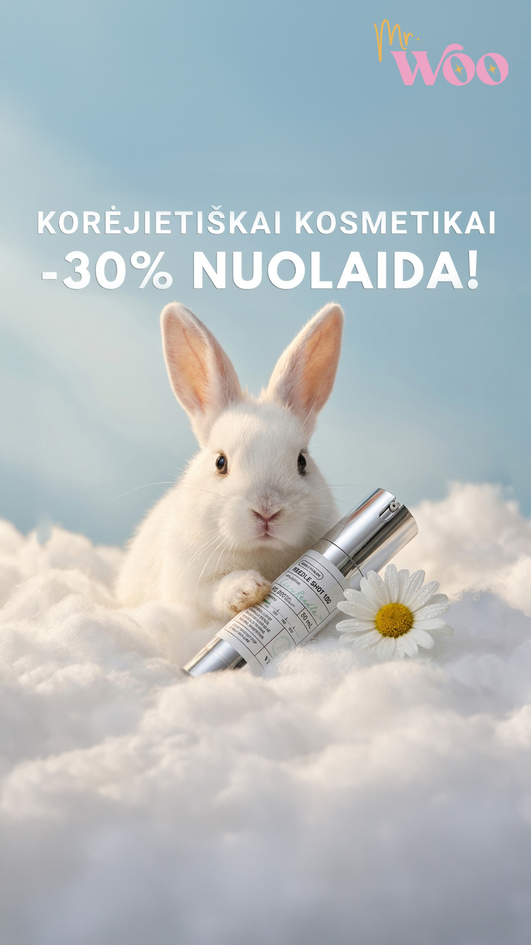 Korėjietiška kosmetika Mr. Woo House Facebook ad