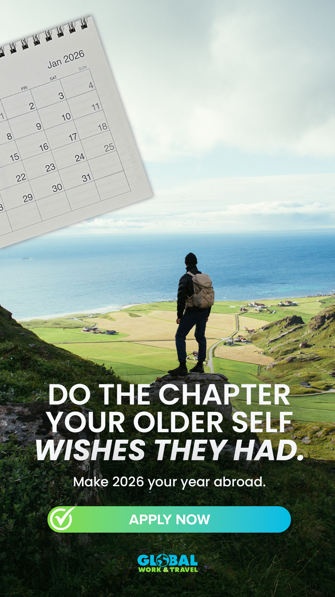 Global Work & Travel Facebook ad