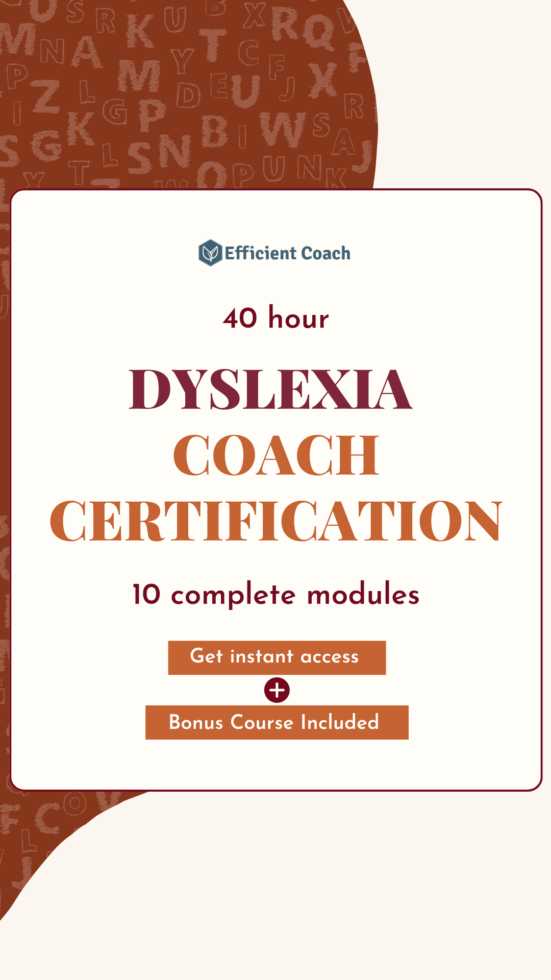 Efficient Coach Facebook ad